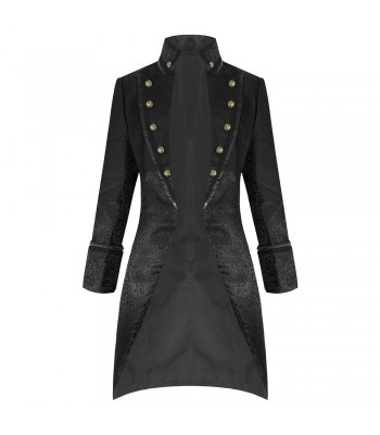 Pentagramme Salvatore Black Mens Coat 